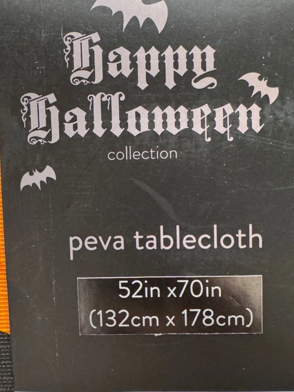 NWT Halloween Jack O Lantern Tablecloth 52x70
